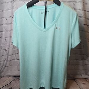 Under Armour Heatgear Aqua V-Neck Tee, 2 XL